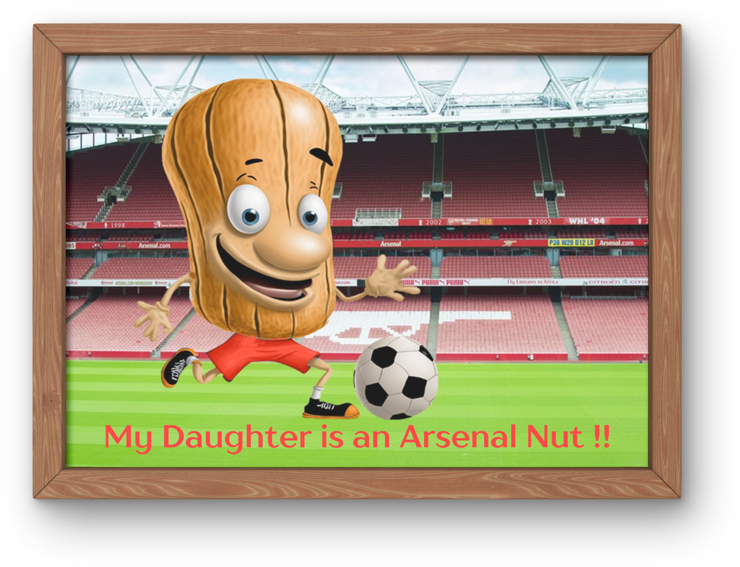 Daughter Arsenal Nut Printable Wall Art