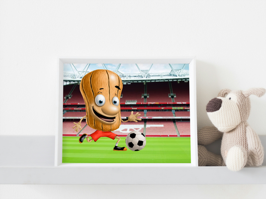 Arsenal Football Nut Downloadable Print