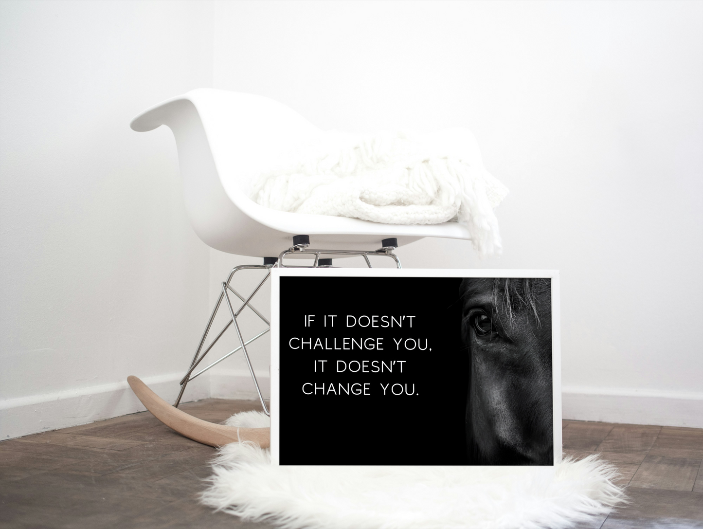 "Challenge" Motivational Print