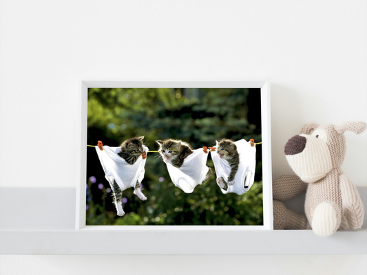 Kitten Line - Downloadable Print