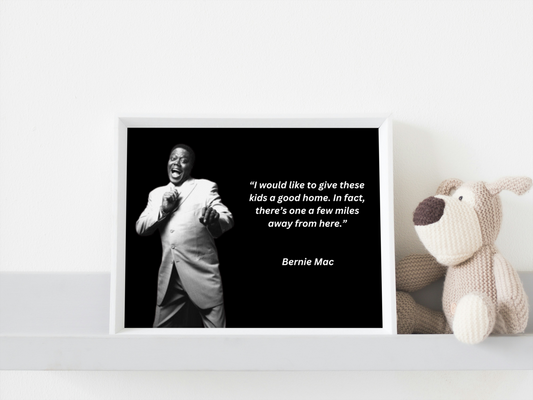 High quality Bernie Mac humorous wall art print