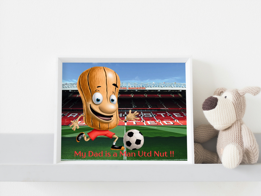 Dad Man Utd Nut Printable Wall Art