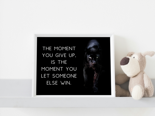 "Moment" Motivational Print