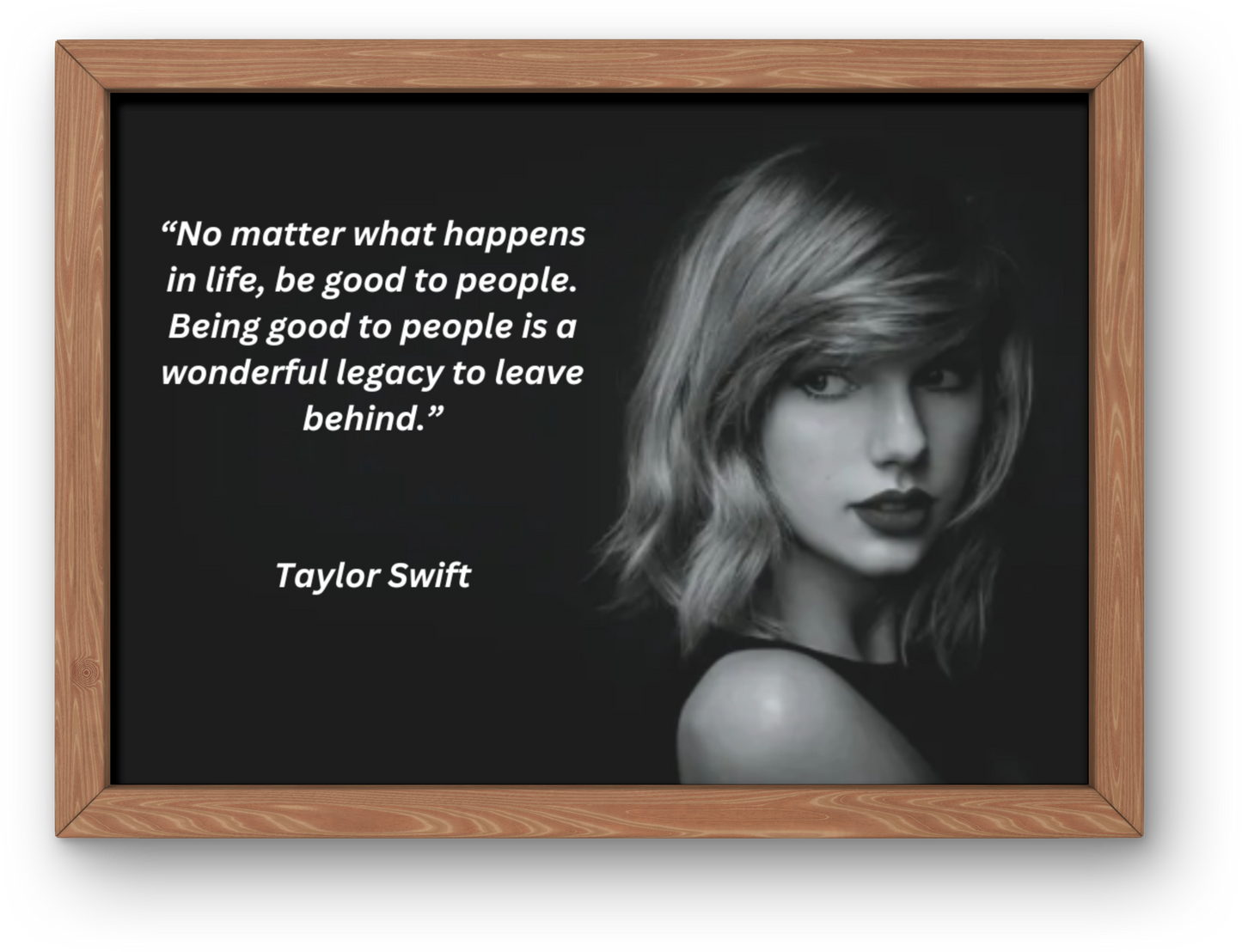 Taylor Swift "No Matter What" Motivational Print