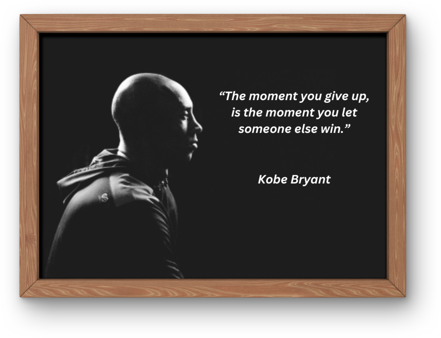 Kobe Bryant "The Moment" Motivational Print