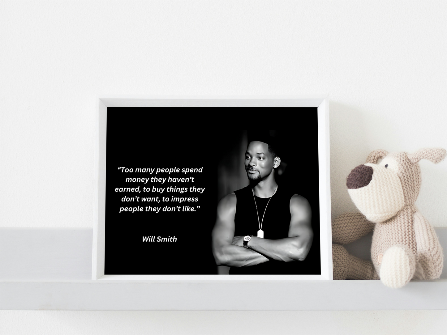 Will Smith "Things" Motivational Print