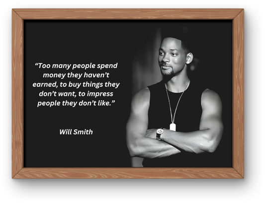 Will Smith "Things" Motivational Print