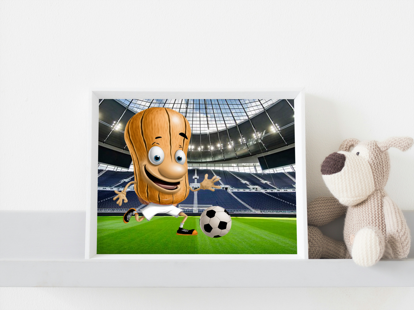 Image of football "nut" at Tottenham Stadium. Perfect gift for Spurs fans