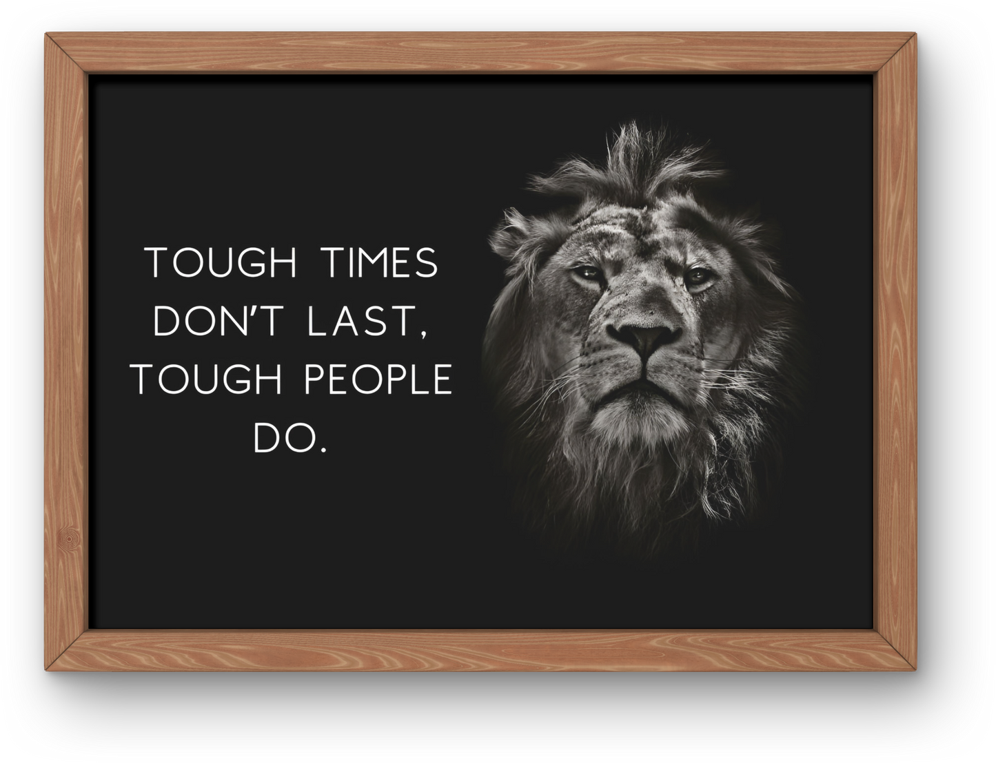 "Tough People" Motivational Print