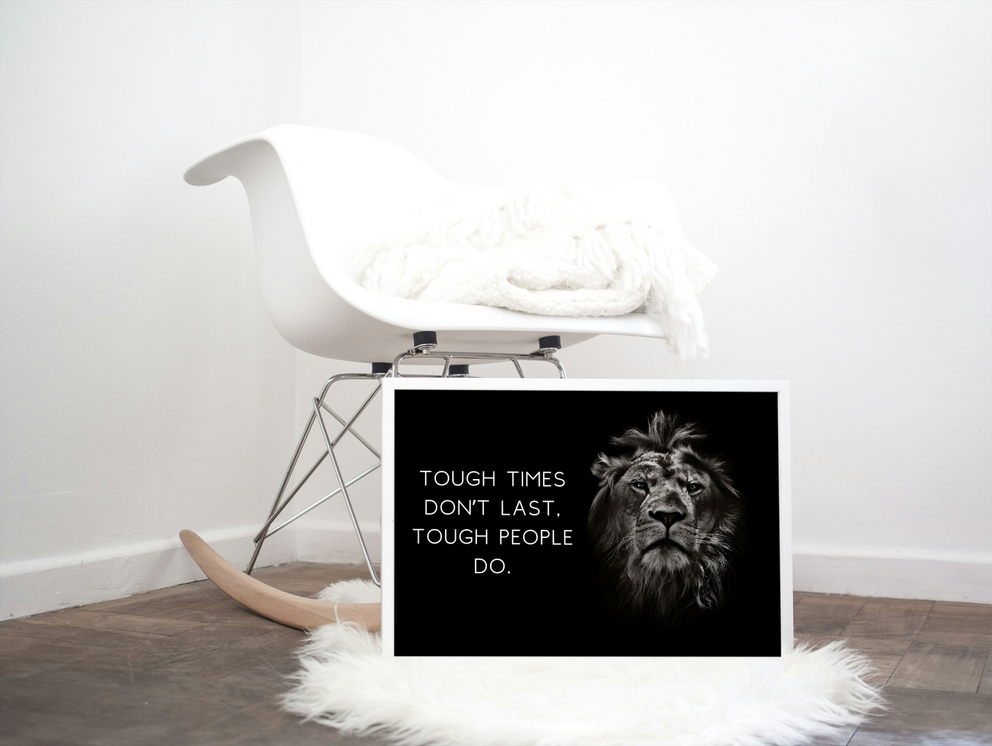 "Tough People" Motivational Print