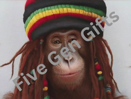 Rasta Orangutan Valentines Voiceover Video eCard